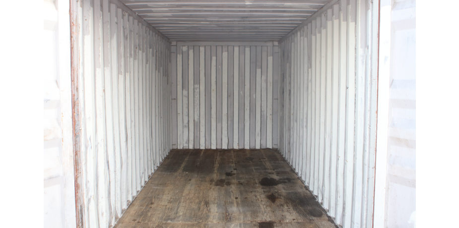  20ft Used Shipping Container - Internal view	