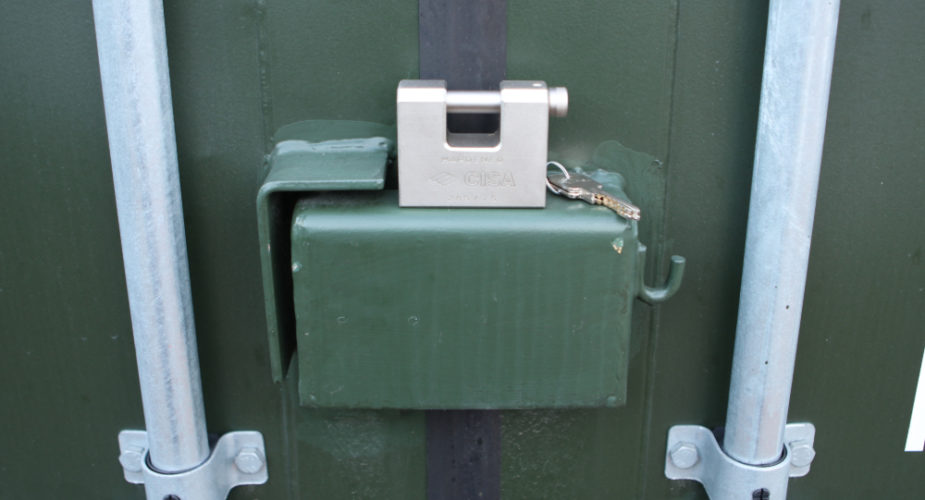  Lock box and CISA lock	