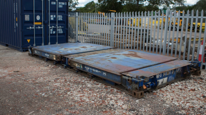Flat Rack Shipping Container