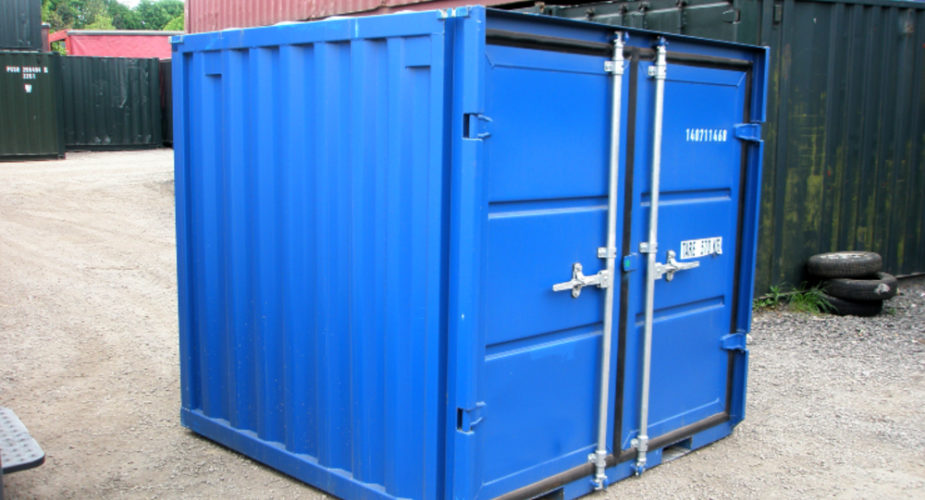  6ft New Build Container - External view with doors closed	