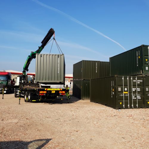 Container collection - 20ft new ‘one trip’ container collected form Teesside container depot.