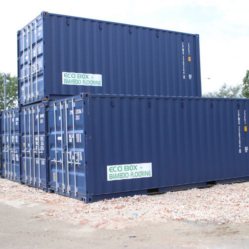 RAL5013 20ft ‘one trip’ shipping containers - 20ft new ‘one trip shipping containers RAL5013 with bamboo flooring.