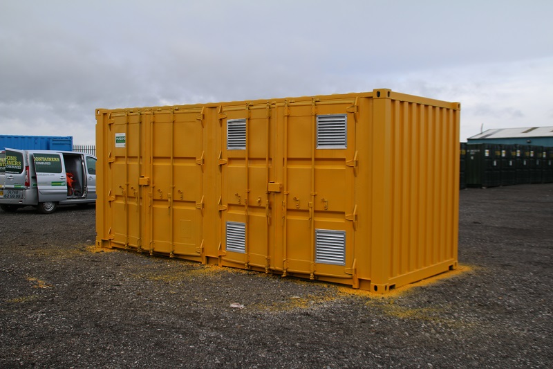 20ft container converted into 5050 COSHH store / Rigging Storage