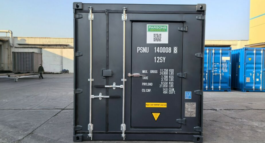  10ft Container Kiosk with Personnel Door	