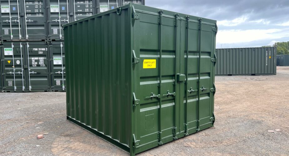 10ft container in Refurbished Condition Green