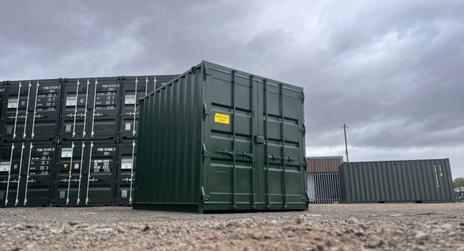  10ft Refurbished Container RAL6007 Green	