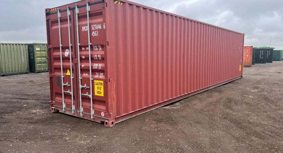  40ft 2021 Plated HC Container in Red at A66	