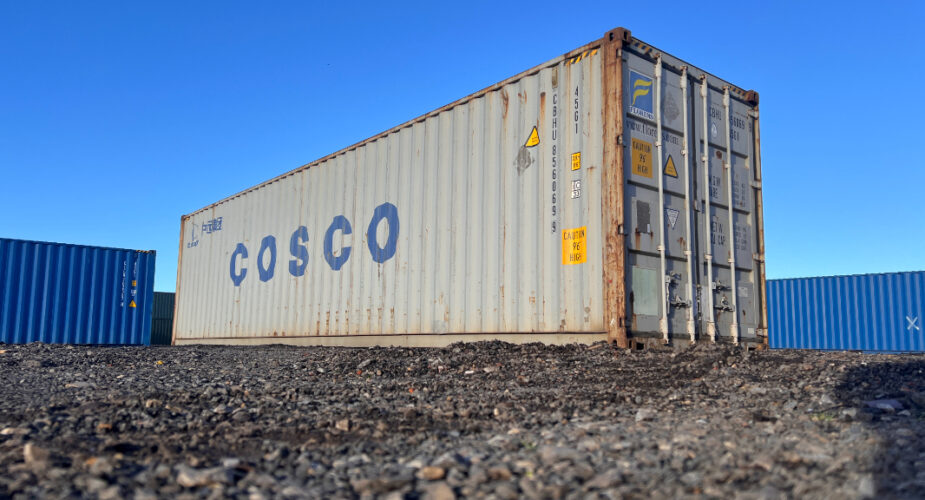  40ft Used WWT High Cube Container at A66 Depot	