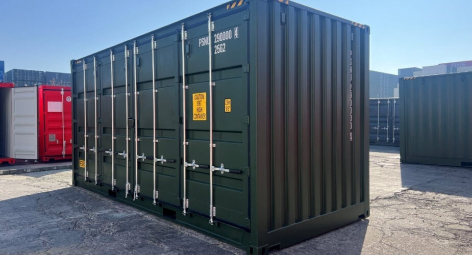 High cube New One Trip Shipping Container Full Side Access Stocked at A66