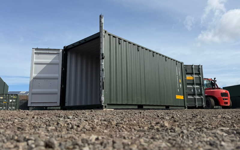  20ft Tunnel Container External Open	